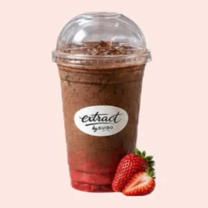 Iced Strawberry Hot Chocolate